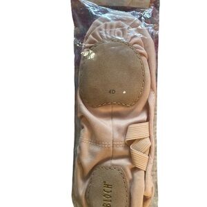 Bloch Dance Women's Dansoft Full Sole Leather Ballet, Pink, Size 4 D